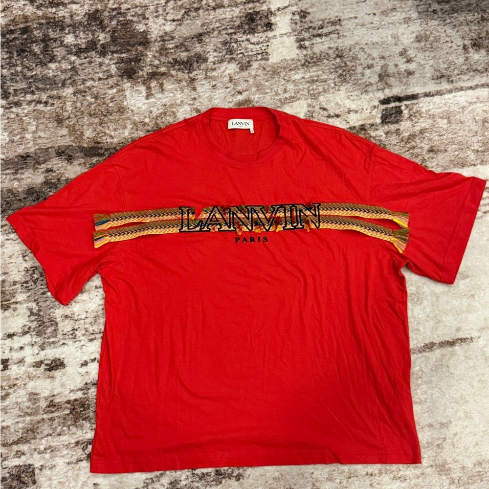 Men’s Lanvin Red T-shirt size XL